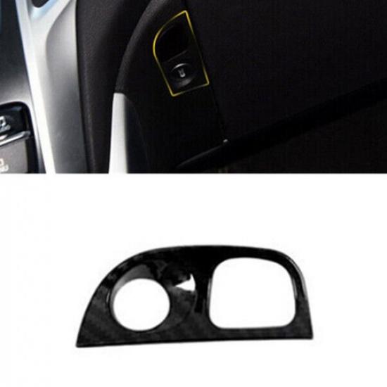 For Acura TLX 2015- Carbon Fiber Co-Pilot Storage Box Handle Cover Trim 1pcs