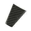 1Pcs black carbon fiber steering wheel cover sticker for Tesla Model X Model S