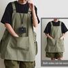 Waterproof Kitchen Apron Unisex Vest Style Apron Household Kitchen Workwear for Cooking Painting Coffee Shop