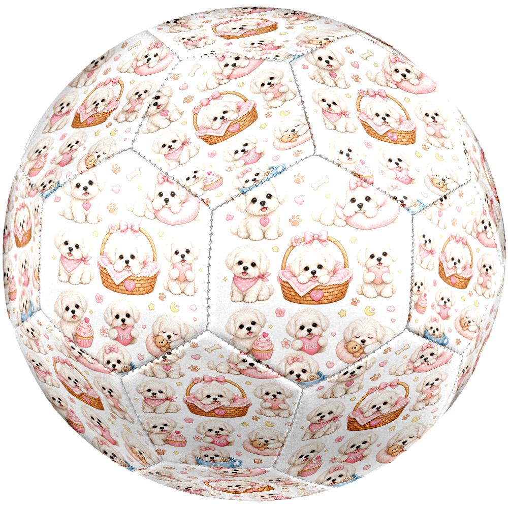 Cute Puppy Collection Love Size 5 Soccer Ball Machinestitched Indooroutdoor Training And Matches Ideal For Soccer Enthusiasts Perfect Birthday