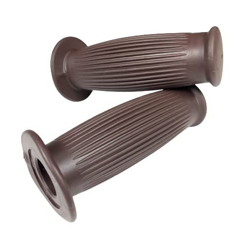 

[D sStrano] Barrel non-penetrating grip barrel general purpose bike motorcycle custom dress up (brown, 1 inch)