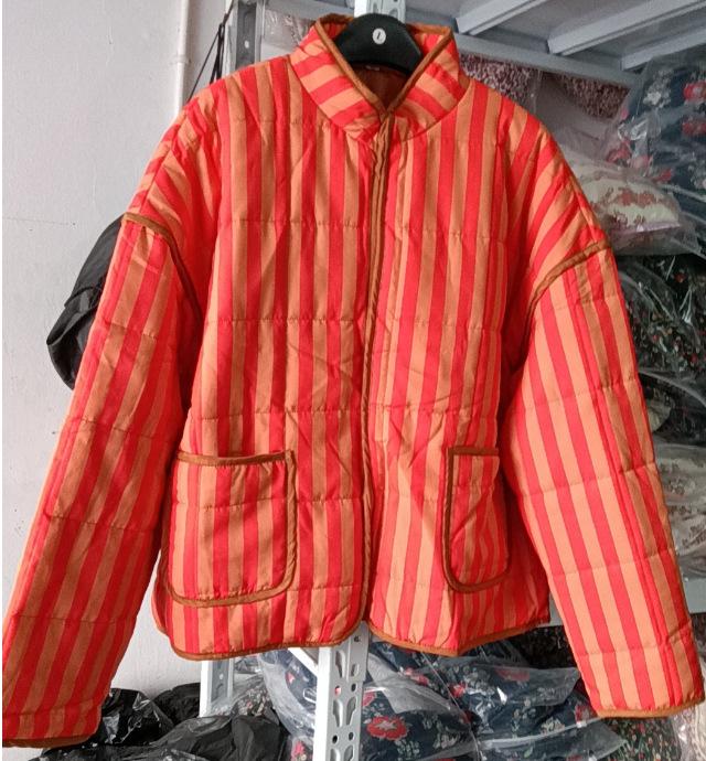 2023 Fall/Winter European Style Quilted Floral Thick Warm Women's Coat