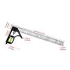 300mm Stainless Steel Angle Combination Square Ruler Mobile Horizontal Movable 45Degree Right Carpenter Woodworking Level Moving