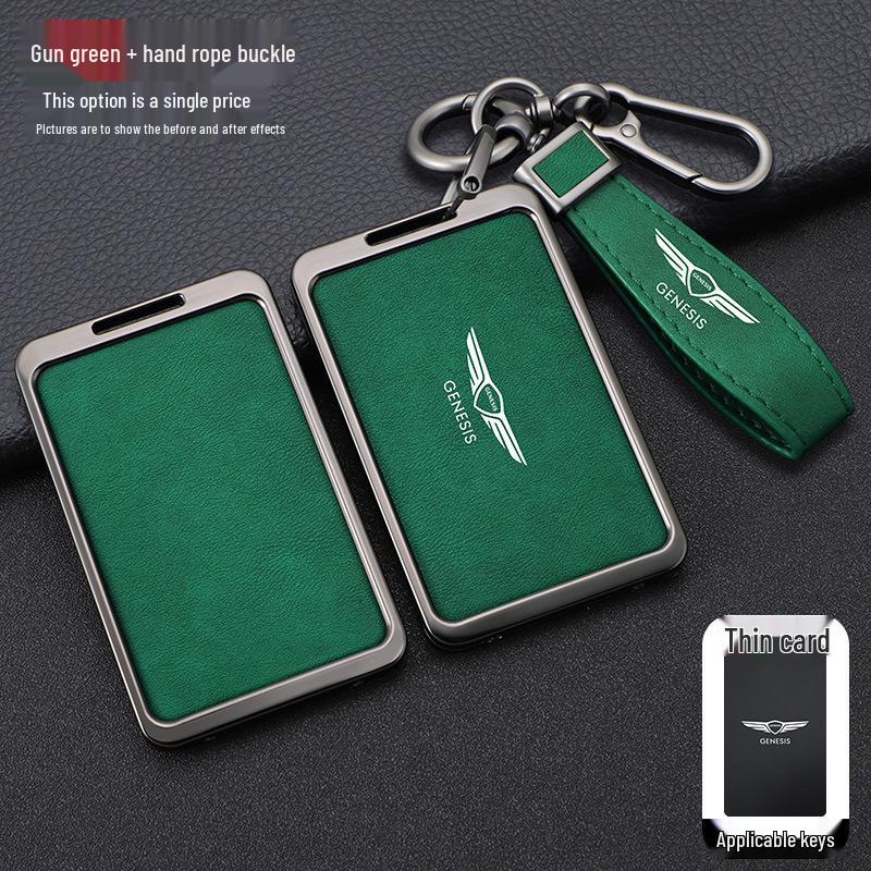 Genesis GV60/70/80 Key Case: High-End Men's Remote Bag & Buckle Shell