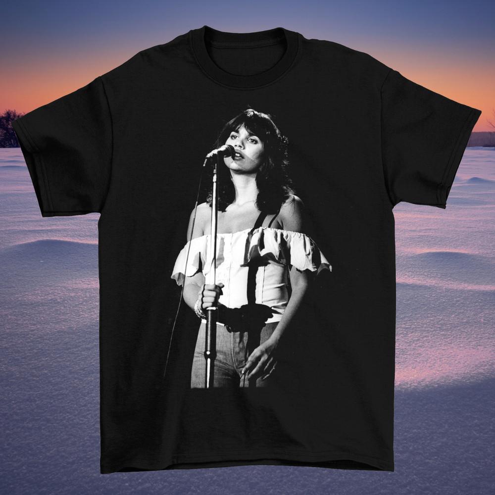 Retro Signature Live Concert Linda Ronstadt Shirt Black Unisex S-4XL 1P0108 Unisex T-Shirt XXL