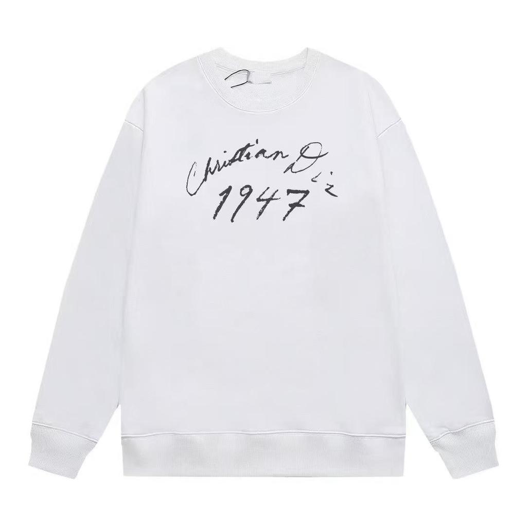 DO Marka Sonbahar/Kış Unisex 420g Harf Baskılı Bisiklet Yaka Kapüşonlu Sweatshirt - Yeni Gelen