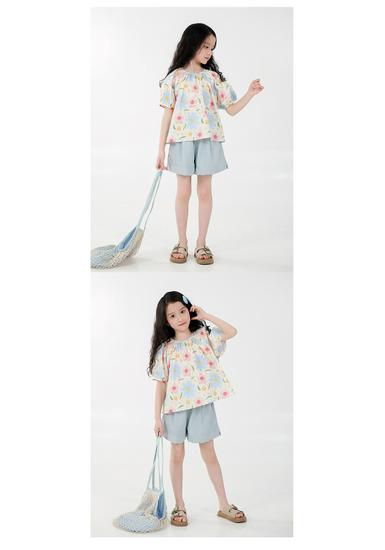 Youthful Dreams Girls' Quality Short-Sleeve Lace T-Shirt - Stylish Summer Casual Wear