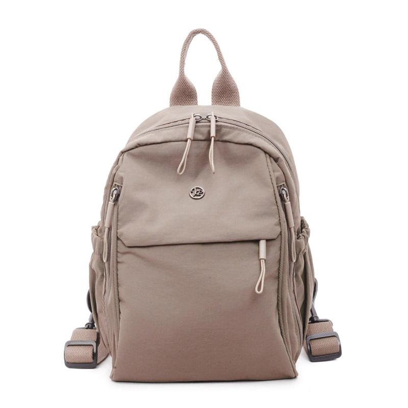 Schoolbag Large Capacity Backpack Women's 1011 Spring New Lightweight Cloth Simple Travel Bag Women's Trend Leisure Bag Small Backpack