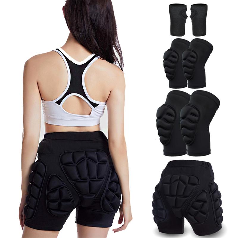 Ski Hip Protector Pants Fall Prevention Butt Roller Skating Ice Scooter Sports Children's Protective Gear Knee Elbow Wrist Pads