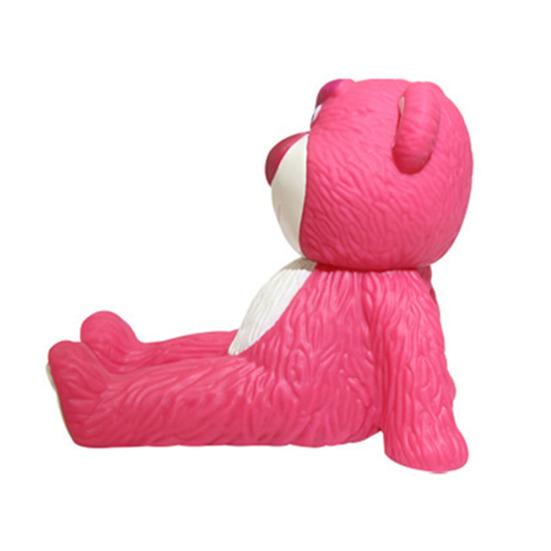 Suport adorabil pentru telefon cu urs de desene animate, culoare roz, suport stabil, suport pentru telefon mobil, ornament de decorare pentru birou