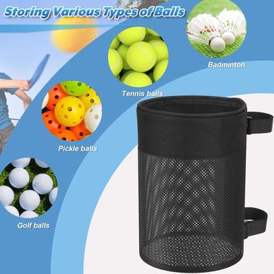 Bolsa de Rede para Pickleball Organizador Portátil para Pickleball Suporte Armazenamento de Bolas Rede para Homens Mulheres Meninos Meninas Jovens Adolescentes Atletas