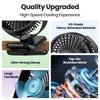 Topk Usb Clip On Desk Fan Brushless Motor Powerful Airflow Sturdy Clamp Ultra Quiet Portable Mini Personal Fan Office Bedroom