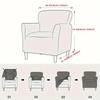 Bubble Grid Club Chair Cover Stretch Tub Bar Armchair Slipcovers Leisure Single Sofa Covers Cafe Bar Counter