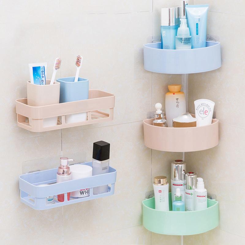 Bathroom wall-mounted rack No punching, no trace suction wall, toiletries storage rack, toilet, toilet storage rack