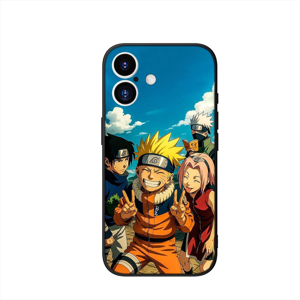 

Haruno Sasuke Sakura Narutos Kakashi Cover Phone Case for Apple iPhone 16 15 14 Plus 13 12 Mini 17 Pro Max + 16E Air 16+ ProMax iPhone 12 mini