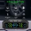 Bar Wireless Intelligent Car Tire Pressure Alarm Monitor System Temperature Air Pressure Gauge With 6 Durable Tire Sensors