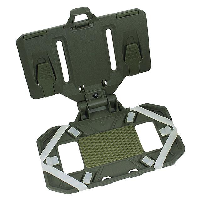 Tactical MOLLE Mount Navigation Board Chest Vest with Folding Phone Holder