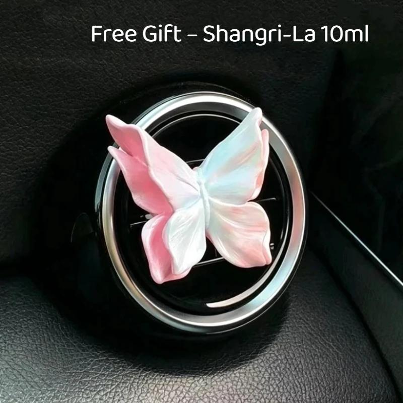 1Pcs Butterfly Shape Car Aroma Diffuser Fragrance Stone Air Freshener For Automobile Interior Decoration Diy Accessories