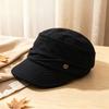 Autumn and Winter Melad Equestrian Hat Retro Versatile Cold Hat Fashionable Face Showing Small Duck Tongue Hat Casual Temperament Hat Women's Style