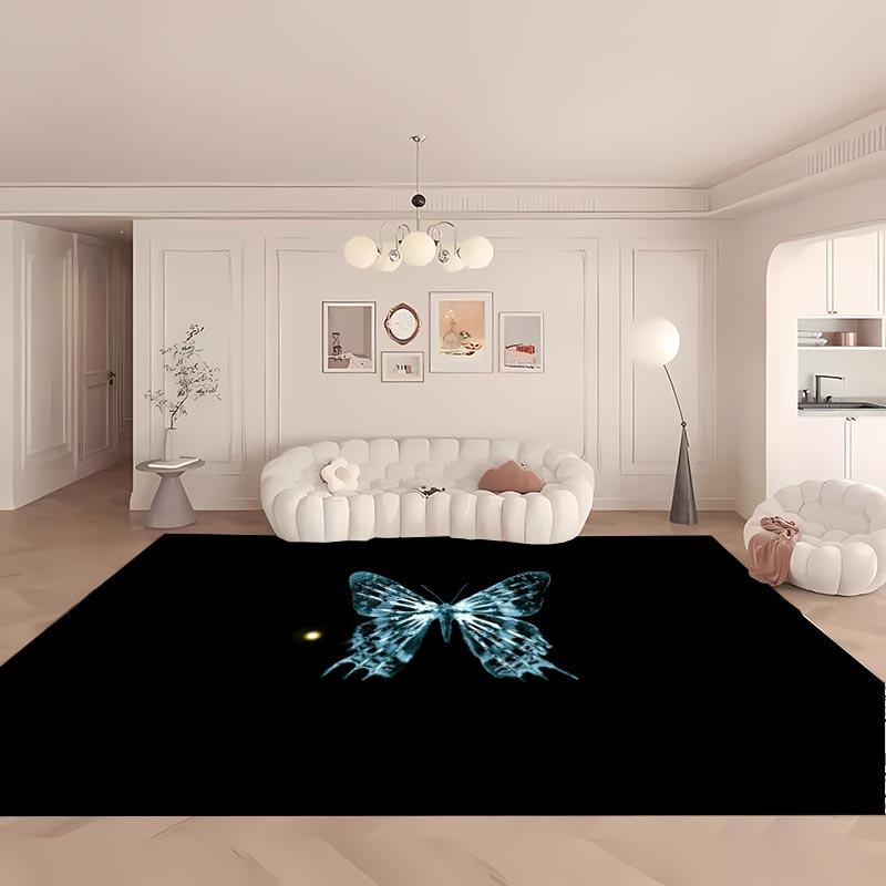3D Beautiful Butterfly Large Area Carpet for Living Room Cartoon Kids Bedroom Sofa Doormat Floor Tapete Anti-slipDecor Alfombra
