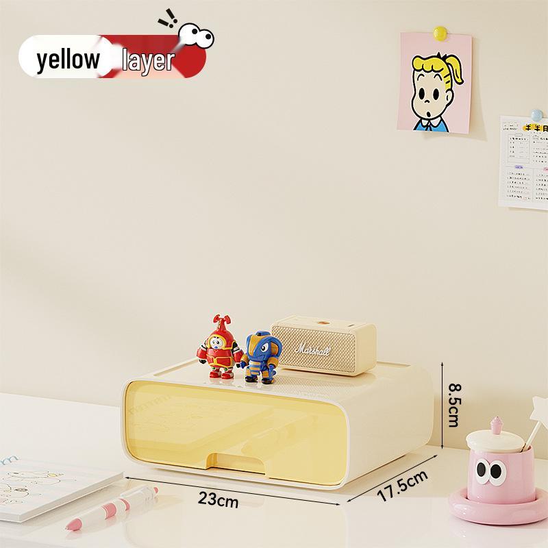 

Dopamine Cute Drawer-Style Storage Box for Cosmetics, Jewelry, and Office Supplies