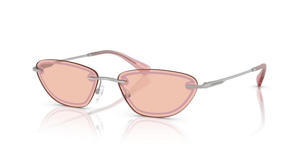 Emporio Armani Sunglasses 0EA2158 Matte Silver 57