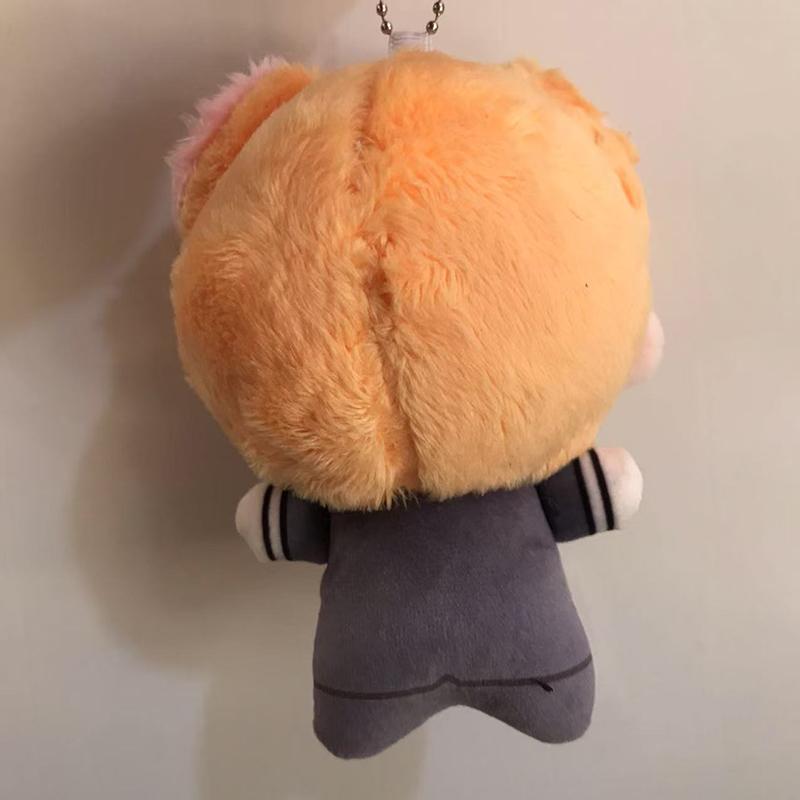 10cm Mini Kageyama Mob Shigeo Plüschtier Schlüsselanhänger Kleiner Grübchen Beutel Anhänger Mob Psycho 100 Anime Zubehör Plüschtier Geschenk