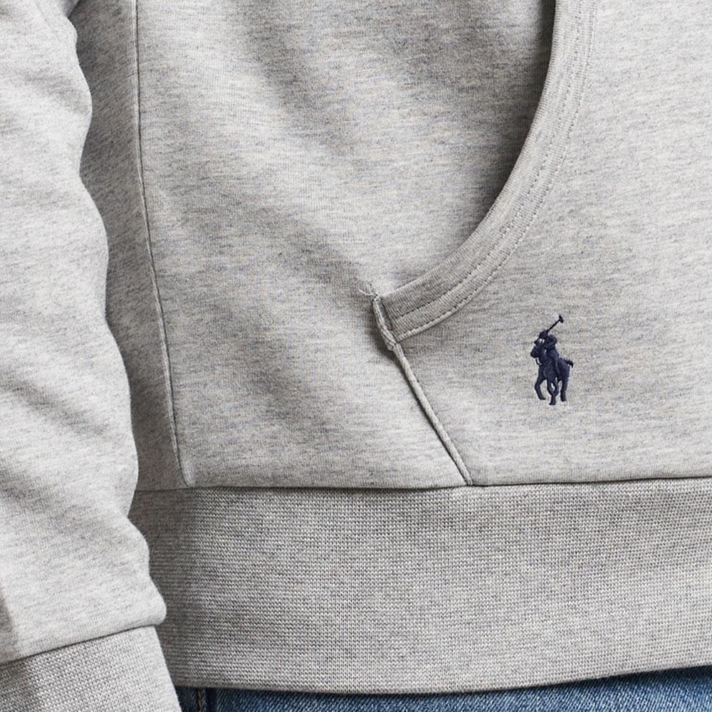 Polo Ralph Lauren Double Knit Logo Drawstring Hoodie 710964476-002