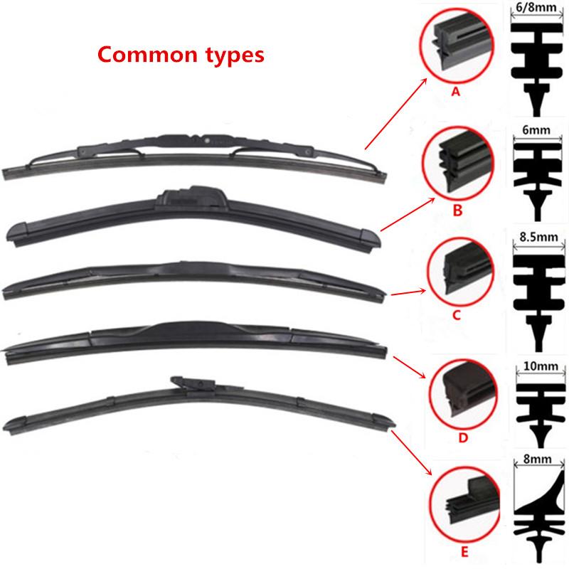 1Pcs Wiper Refill Rubber Strip For Nissan Tiida Teana Juke Note X-Trail T32 TEANA Altima Windshield Wipers