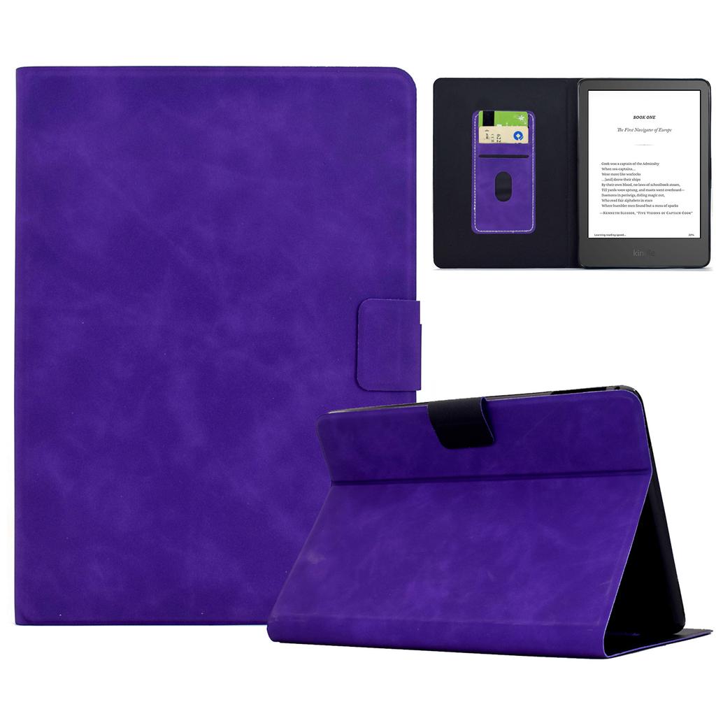 For Amazon Kindle 11th (2024)/6" (2022) Case PU Leather Tablet Cover with Card Slots