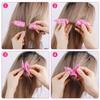 3pc Set Hairs Curlers Soft Sleeping Pillow Hair Rollers Girl Women Flexible Foam Sponge Curls Hair Curling DIY Hair Styling Tool