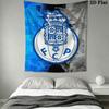 FC Porto Logo Wandbehang Bedruckte Stoffdecke Dekorative Wandteppiche für Schlafzimmer Wohnzimmer Heimdekoration