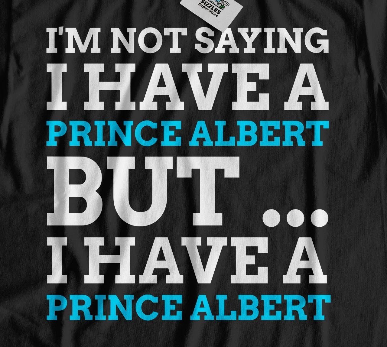 

Funny Prince Albert Piercing T-Shirt Joke BF, Husband Rude Piercing Gifts 2XL