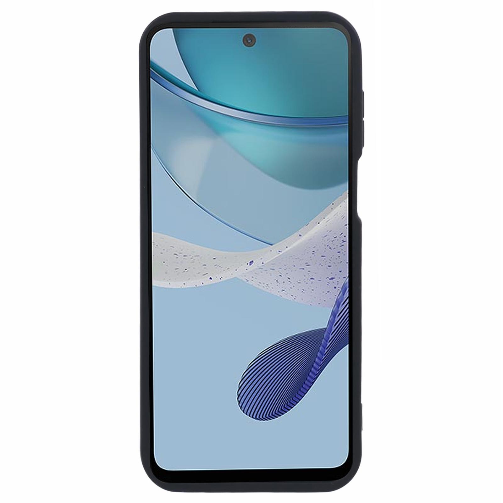 

For Motorola Moto G53 5G Case Soft TPU Phone Cover Anti-Drop Matte Cell Phone Shell Black