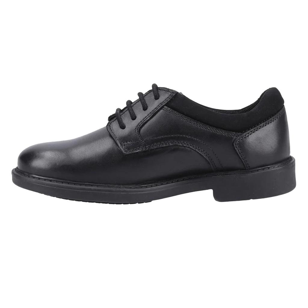Hush Puppies Boys Tommy Leather School Shoes