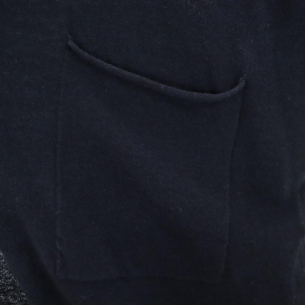 mizuiro ind Long sleeve V neck knit cardigan Navy Women Used