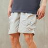Li-Ning Solid Color Pocket Loose Casual Shorts Men Bottoms Grey AKSS077-1
