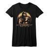 Conan The Barbarian Movie Shield Womans Fitted T Shirt WWE