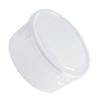 2pcs Fridge Storage Box Multipurpose Transparent Large Capacity Round Sealing Food Storage Container with Lid for