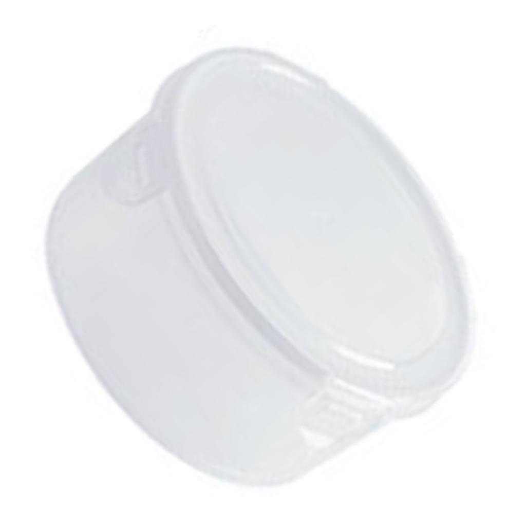 2pcs Fridge Storage Box Multipurpose Transparent Large Capacity Round Sealing Food Storage Container with Lid for