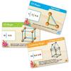 Learning Resources Math Educational Material: Insert and Connect to Create 3D & 2D Shapes (129 pieces) - Ages 6 and Up - LER1773 (Authentic Product)