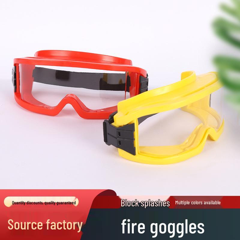 

High-Temperature Resistant Anti-Fog Protective Glasses - Impact, Splash, Wind, and Sandproof. жовтий