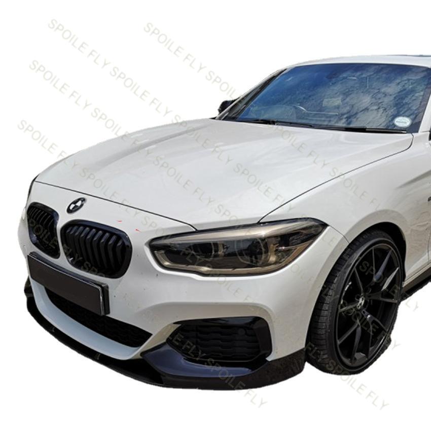 BBJH7 4PCS For BMW F20 F21 118i 120d 120i M135i M140i LCI M Sport Front Bumper Lip Spoiler Diffuser Splitter Cover 2015 To 2019