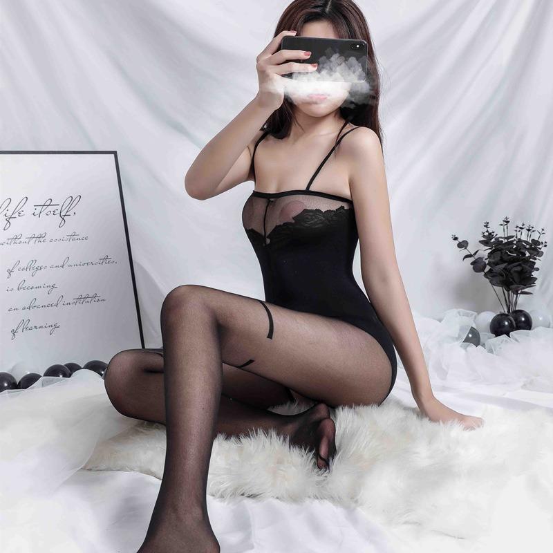 Sexy lingerie women, sexy suspenders, milk stockings, onesies, pajamas