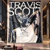Wall Hanging Tapestry,Travis Scott Printed Fabric Backdrop For Dorm Room Party Decoration