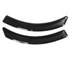 2pcs Car Wheel Eyebrow Strip 41.5cm Universal Anti Collision Wheel Arch Protector Sticker Black