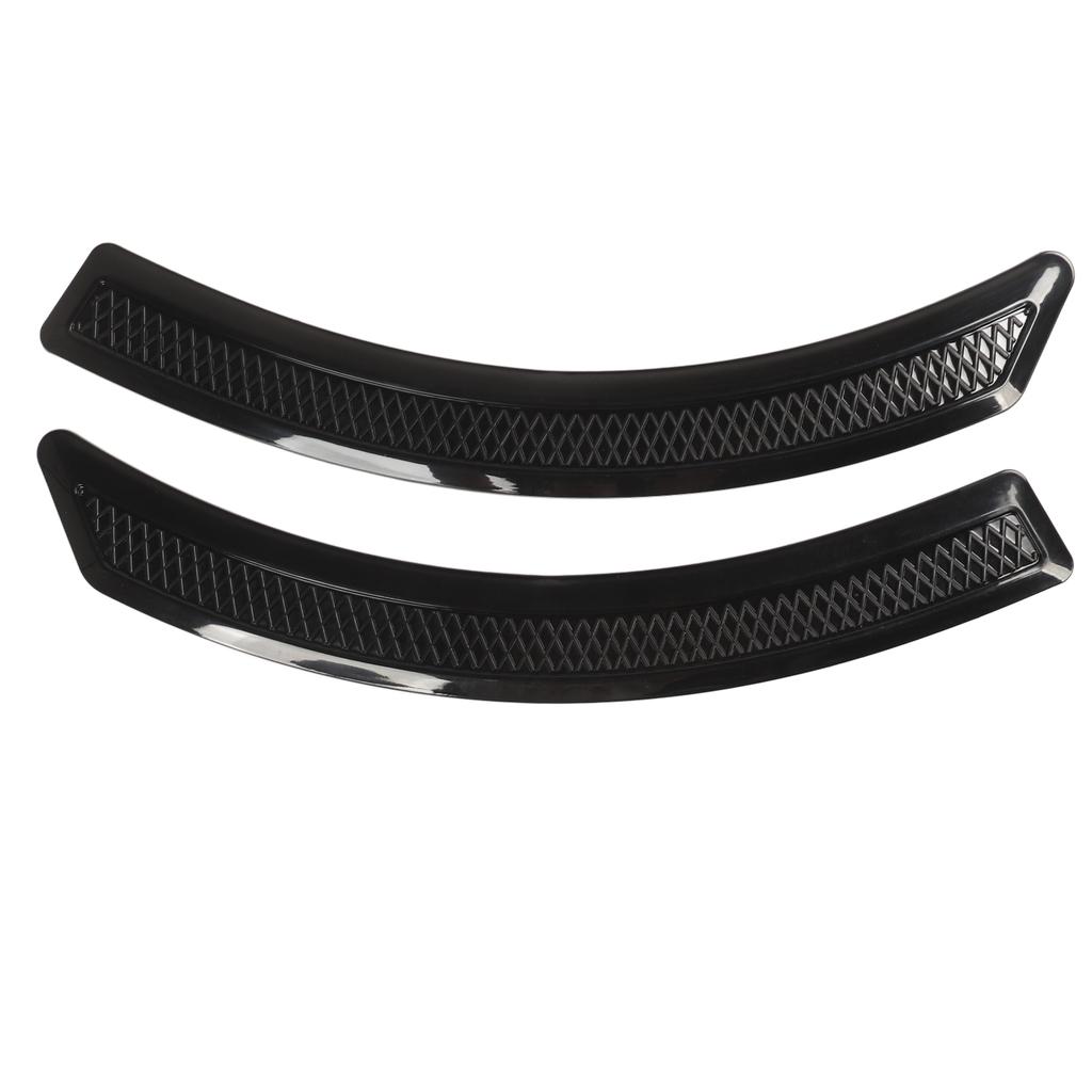 2pcs Car Wheel Eyebrow Strip 41.5cm Universal Anti Collision Wheel Arch Protector Sticker Black