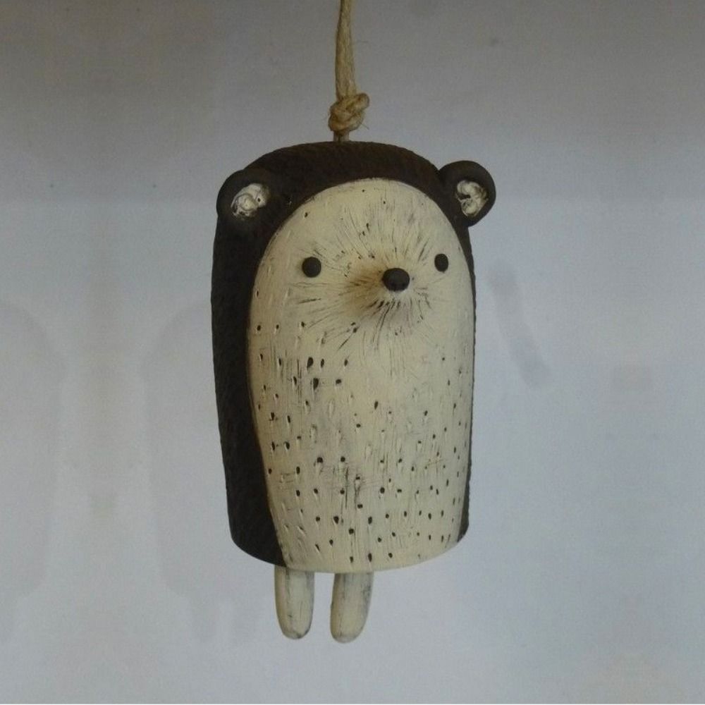 Hanging Resin Animal Wind Chime Cute Garden Pendants Animal Shape Wind Bell  Atmosphere Decorations