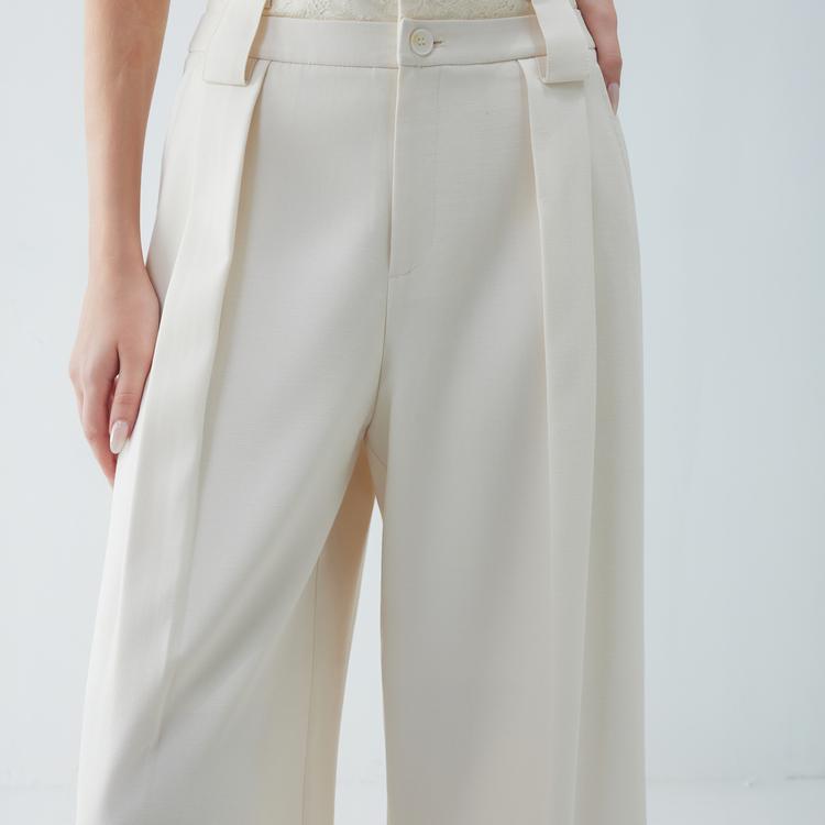 ELLE Commuter Simple Comfortable Versatile Casual Pants Women Bottoms EK51660