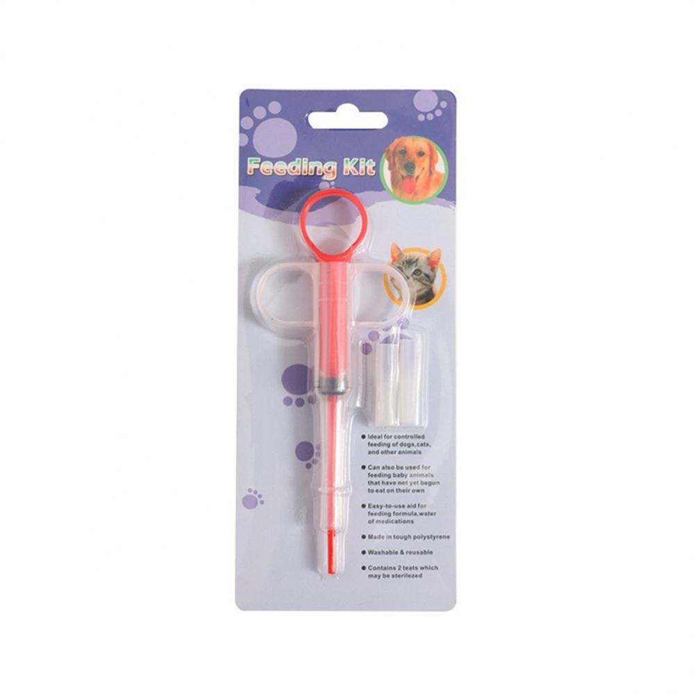 Pet Medicine-feeder Multipurpose Reusable Push-type Medicine-feeding Stick Pill Dispenser For Dogs Cats